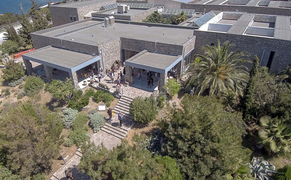 To Μουσείο Φυσικής Ιστορίας Απολιθωμένου Δάσους Λέσβου.